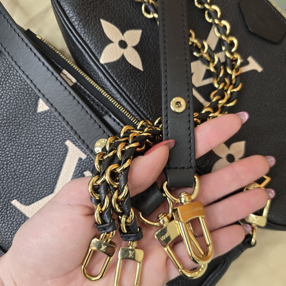 Louis Vuitton Black and Cream Women's Bag - Picture 16 of 16